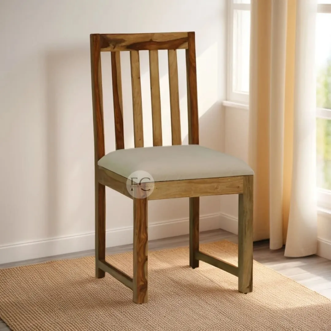 abbey chair design made with solid sheesham wood & cushion seats for home, cafe, bar, restaurant, hotel!