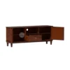 boston rattan sideboard - cabinet design made with solid sheesham wood & rattan cane (2 drawers & 2 doors) for living room & bedroom