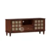 boston rattan sideboard - cabinet design made with solid sheesham wood & rattan cane (2 drawers & 2 doors) for living room & bedroom