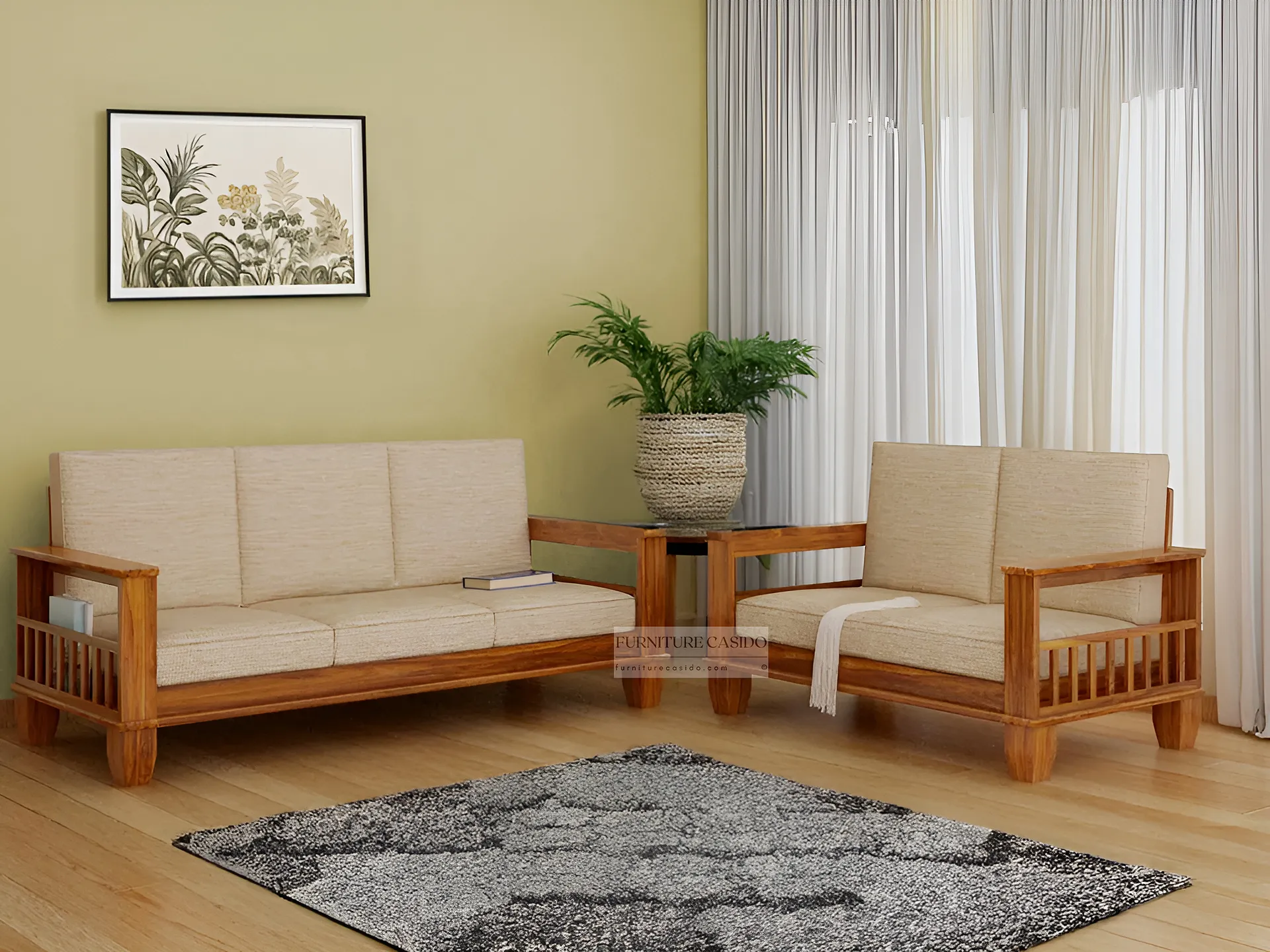 solid wood sofa set design in 1 seater sofa , 2 seater sofa & 3 seater sofa