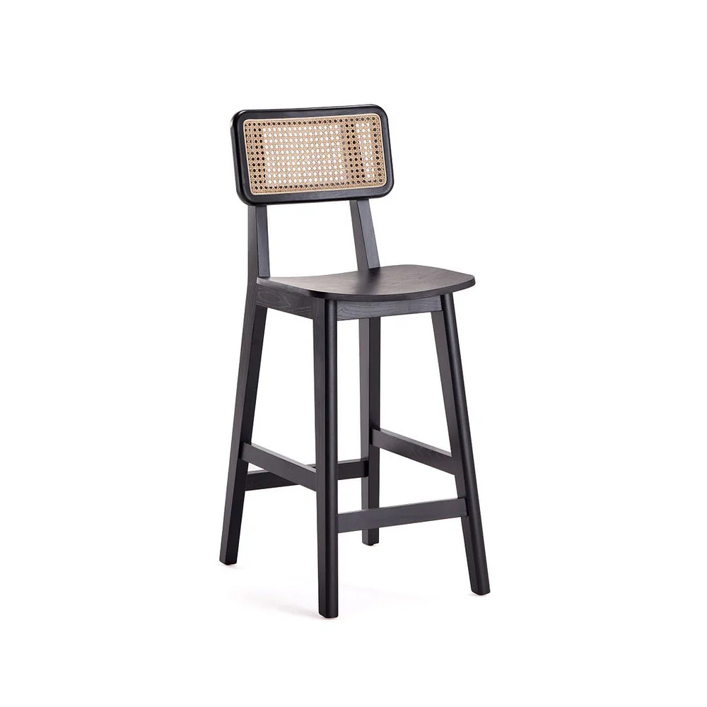 Mid-Century-Style-Wooden-Bar-kitchen-chair-stool-with-rattan-cane-work-for-home-cafe-restaurant