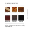 Polish stain options for wooden furniture for home