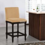 ARTISAN WOODEN BAR COUNTER CHAIR - KITCHEN BAR CHAIR
