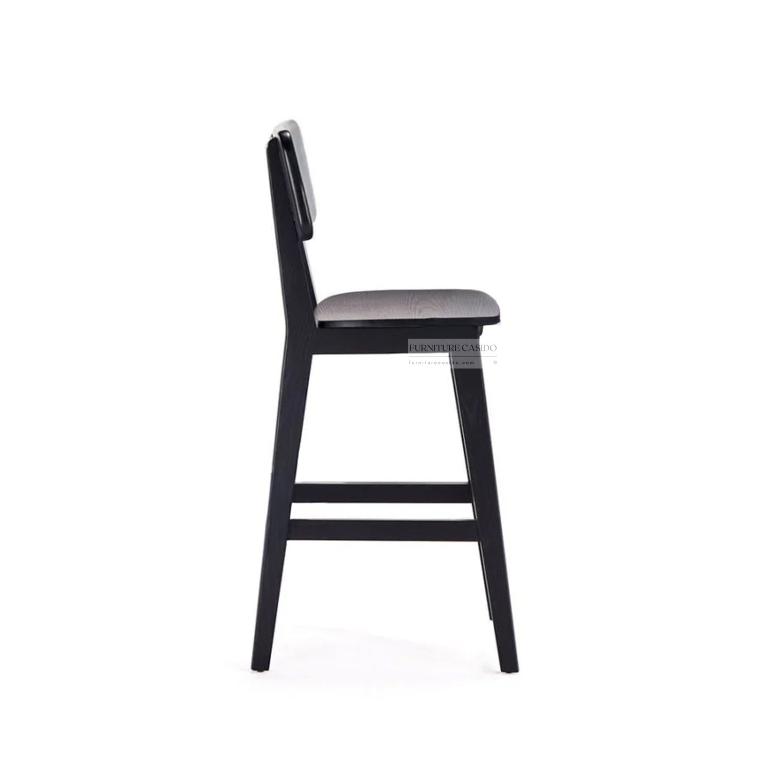 wooden high chair for kitchen counter - bar chair