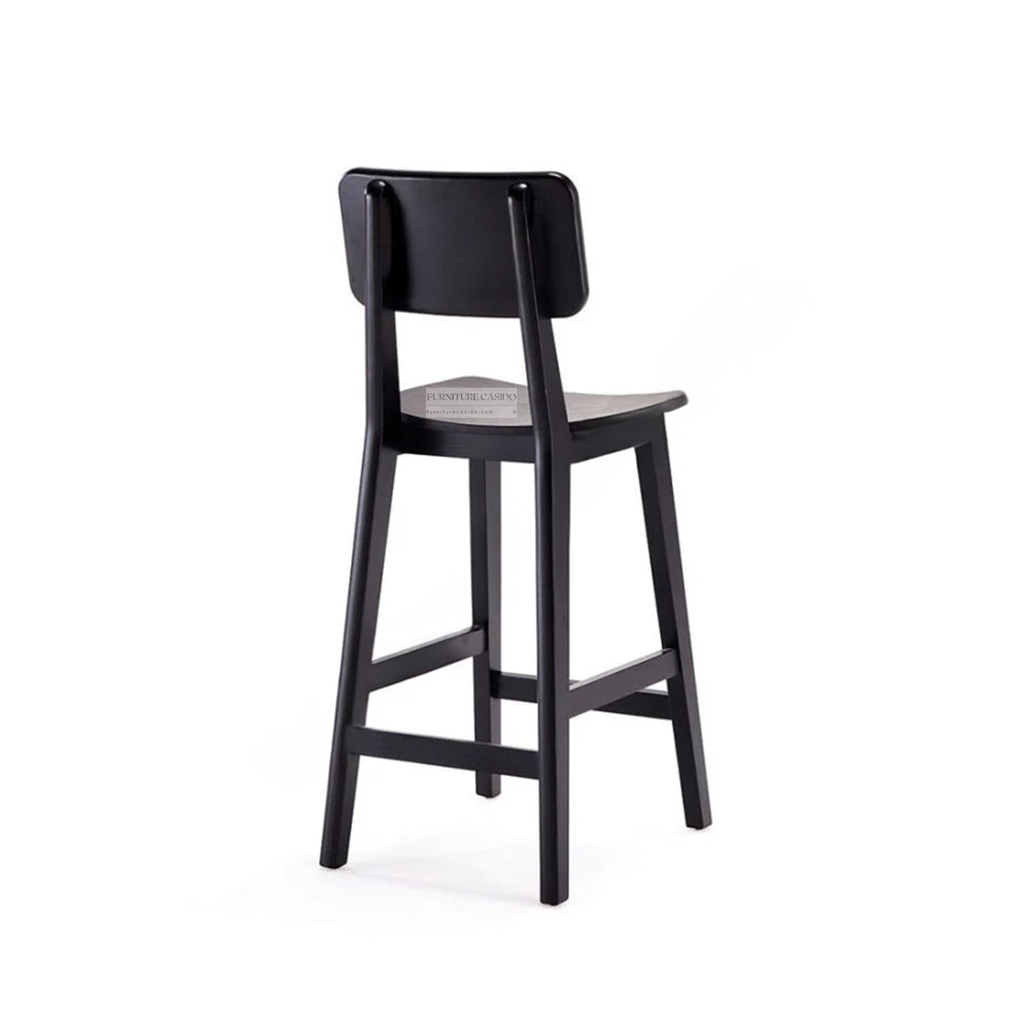 wooden high chair for kitchen counter - bar chair