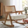 Mid-Century-Wooden-Rocking-Chair-