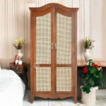 DESIGNER MULTIPURPOSE WARDROBE CUPBOARD WITH RATTAN CANE WORK ! - BEDROOM FURNITURE