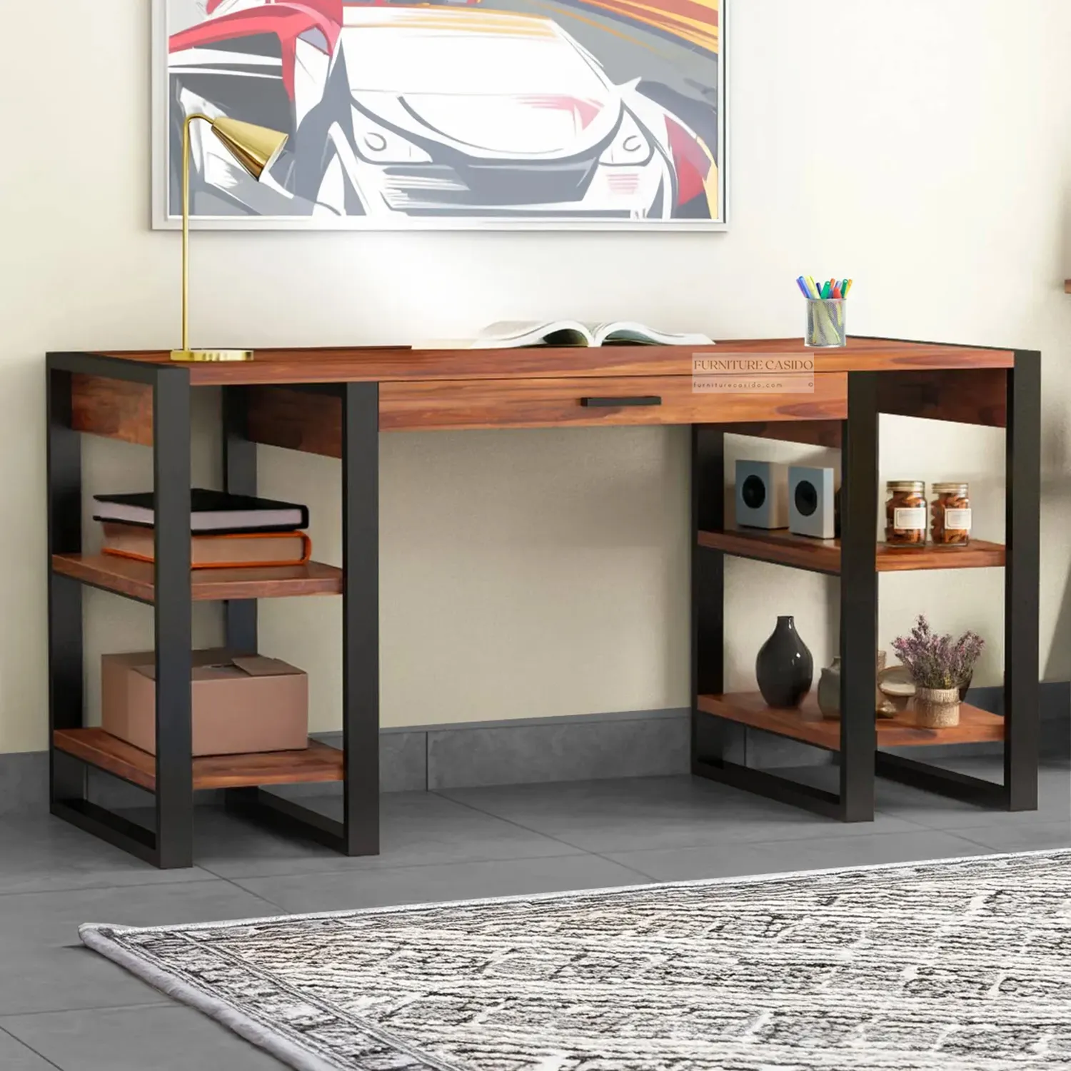 modern computer table design for home - office table design