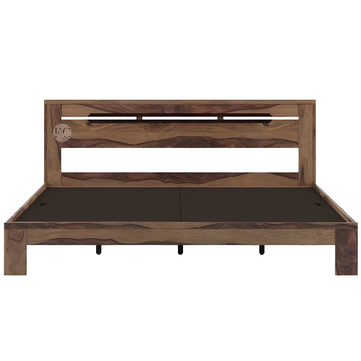 solid sheesham wood modern bed design in king size & queen size for bedroom