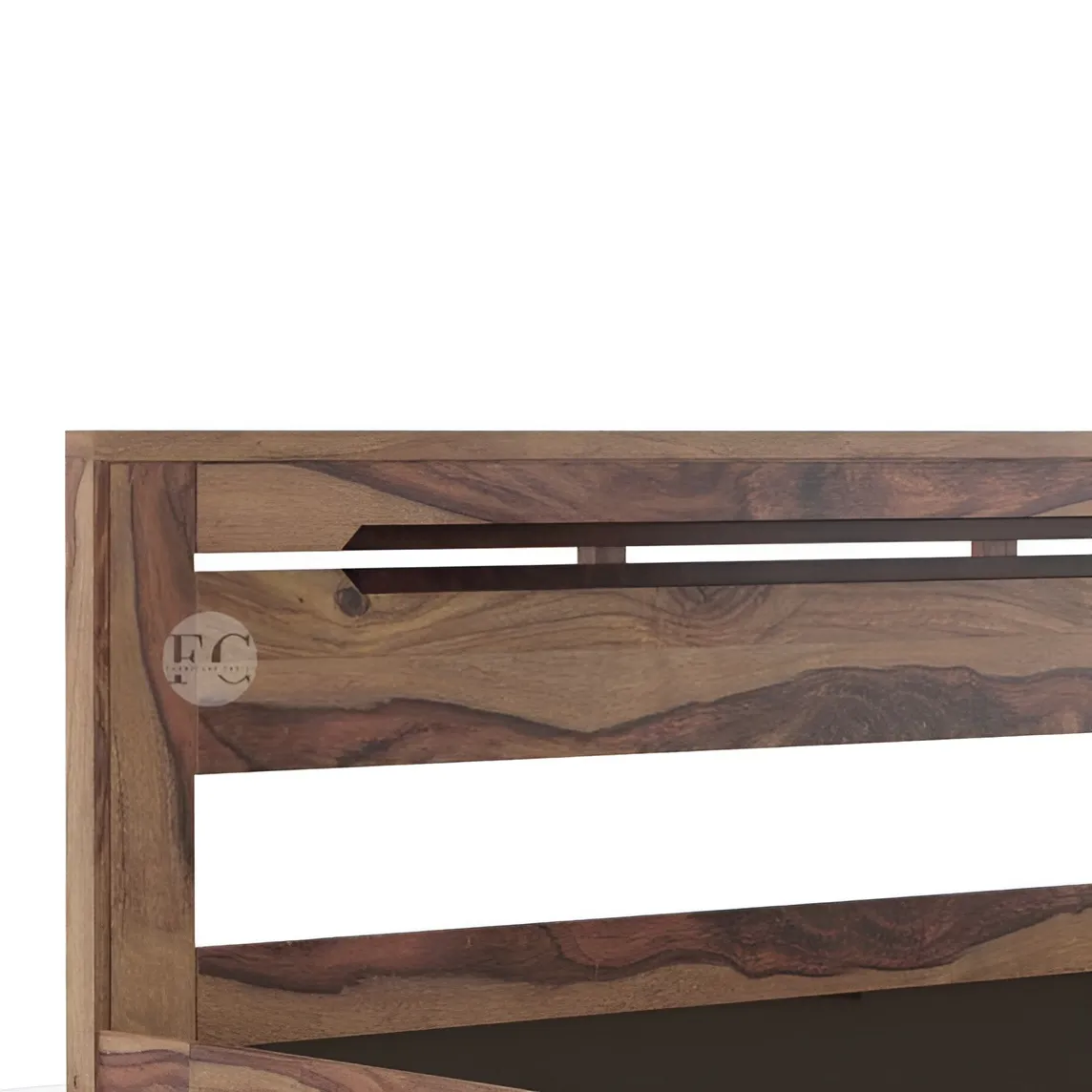 solid sheesham wood modern bed design in king size & queen size for bedroom