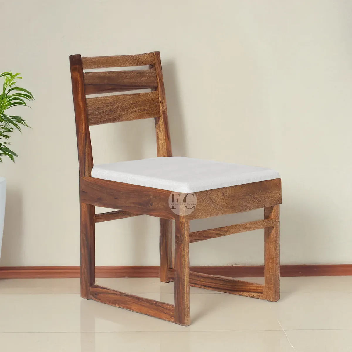 solid sheesham wood dining chair design for dining table - dining room furniture