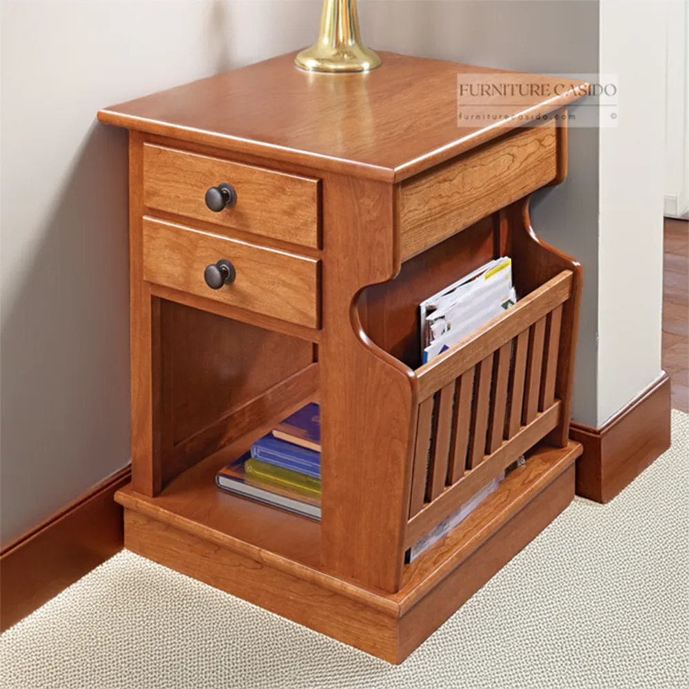 solid wood end tables - side table design