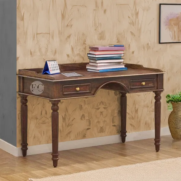 traditional solid wood writing table design study table design for home & office !