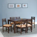 CONTEMPORARY SOLID SHEESHAM WOOD 4 SEATER TO 8 DINING SET COMBINATIONS - CHOOSE YOURS