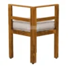 solid sheesham wood 4 seater dining table set design