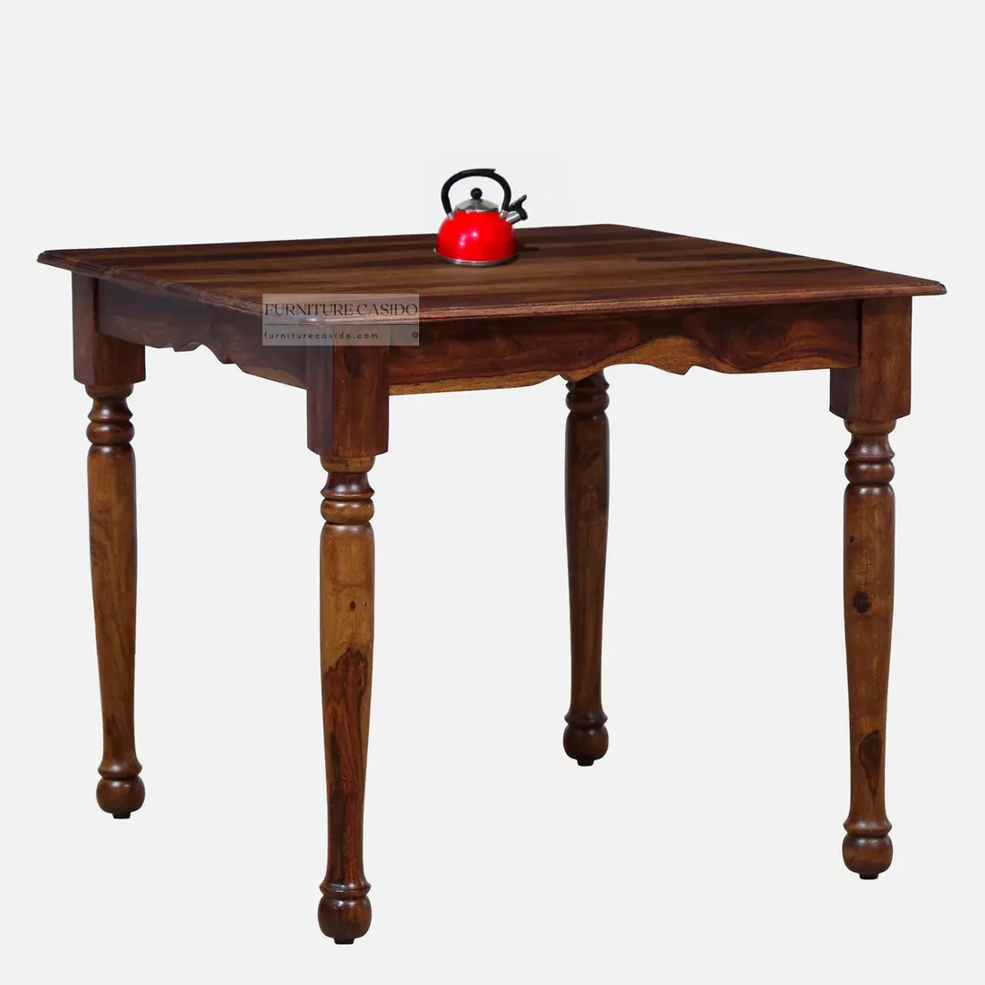 wooden dining table set 4 seater with cushion