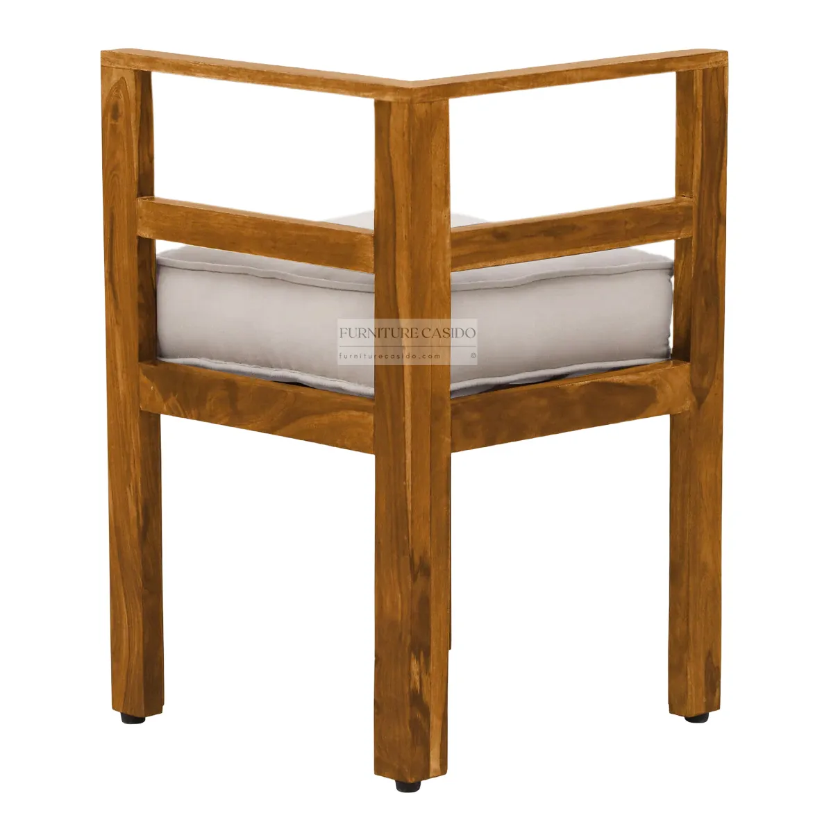 wooden space saver 4 seater dining set in compact design