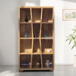 AVANT SOLID WOODEN BOOKSHELF | LARGE DISPLAY RACK