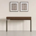 DOMUS SOLID WOODEN ENTRANCE CONSOLE TABLE WITH DRAWERS