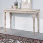 ORNATE WOODEN CARVED CONSOLE TABLE