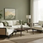 MODERN SOLID SHEESHAM WOODEN SOFA SET DESIGN WITH RATTAN CANE - MULTIPLE SEATER OPTIONS