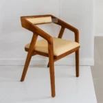 CONTEMPORARY SOLID WOODEN ARM CHAIR - MULTIPURPOSE CHAIR
