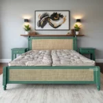 TRADITIONAL SOLID WOODEN KING SIZE BED WITH STORAGE DRAWERS