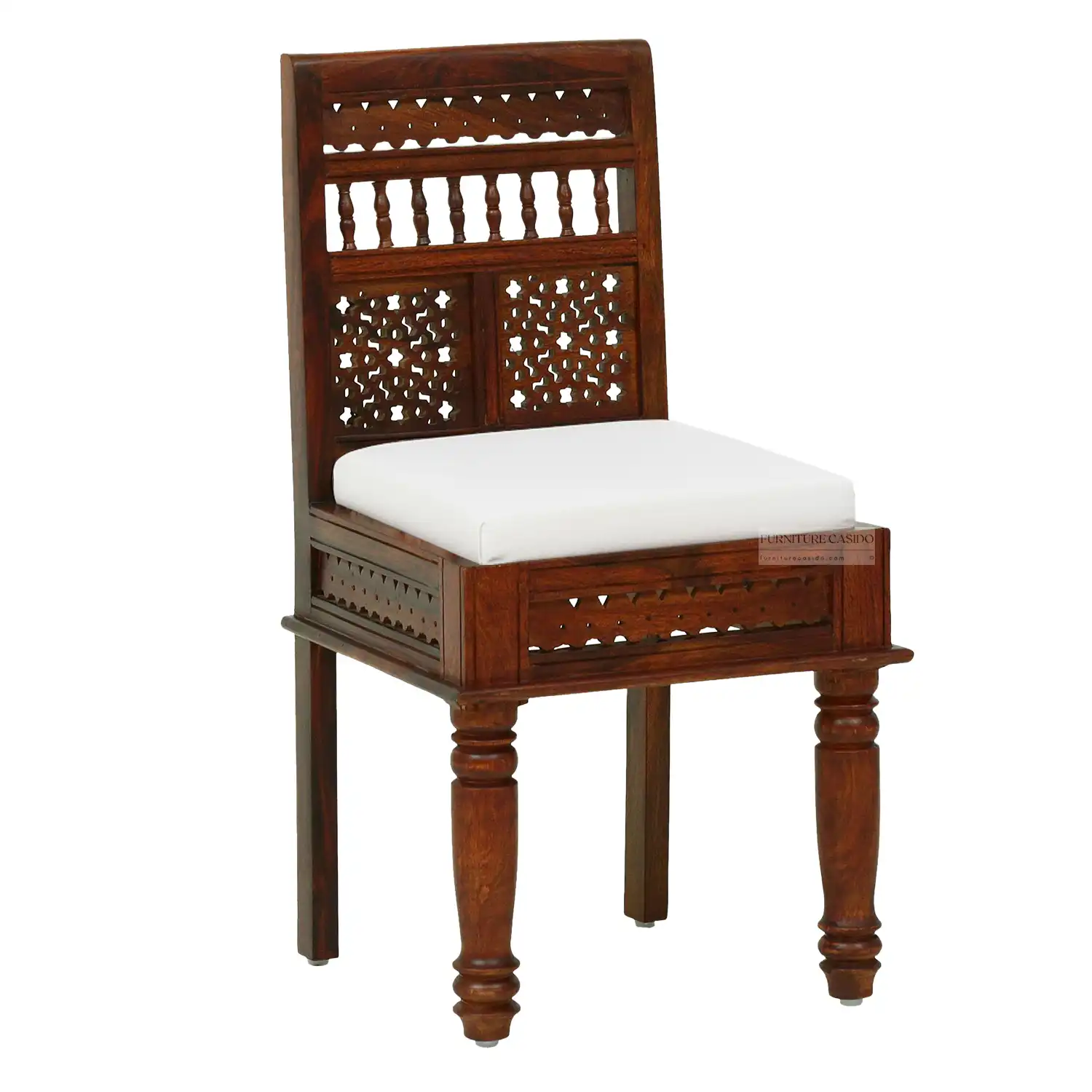 sheesham wood 6 seater dining table with bench