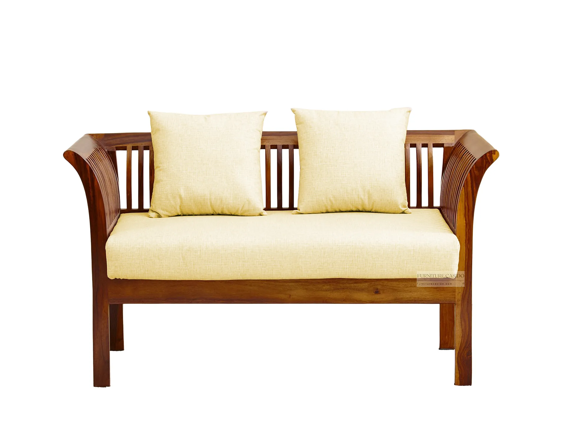 solid sheesham wood 6 seater sofa set - 3 2 1 sofa set