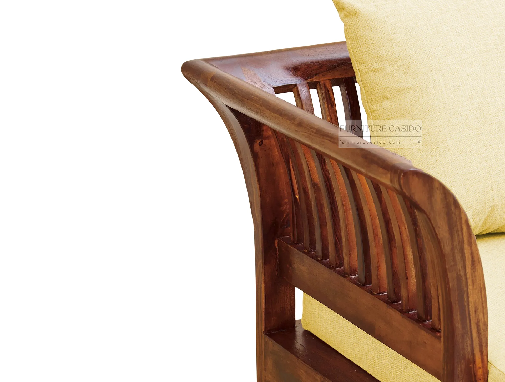 solid sheesham wood 6 seater sofa set - 3 2 1 sofa set