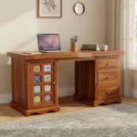 MOSAIC SOLID SHEESHAM WOOD STUDY TABLE - WRITING OFFICE TABLE