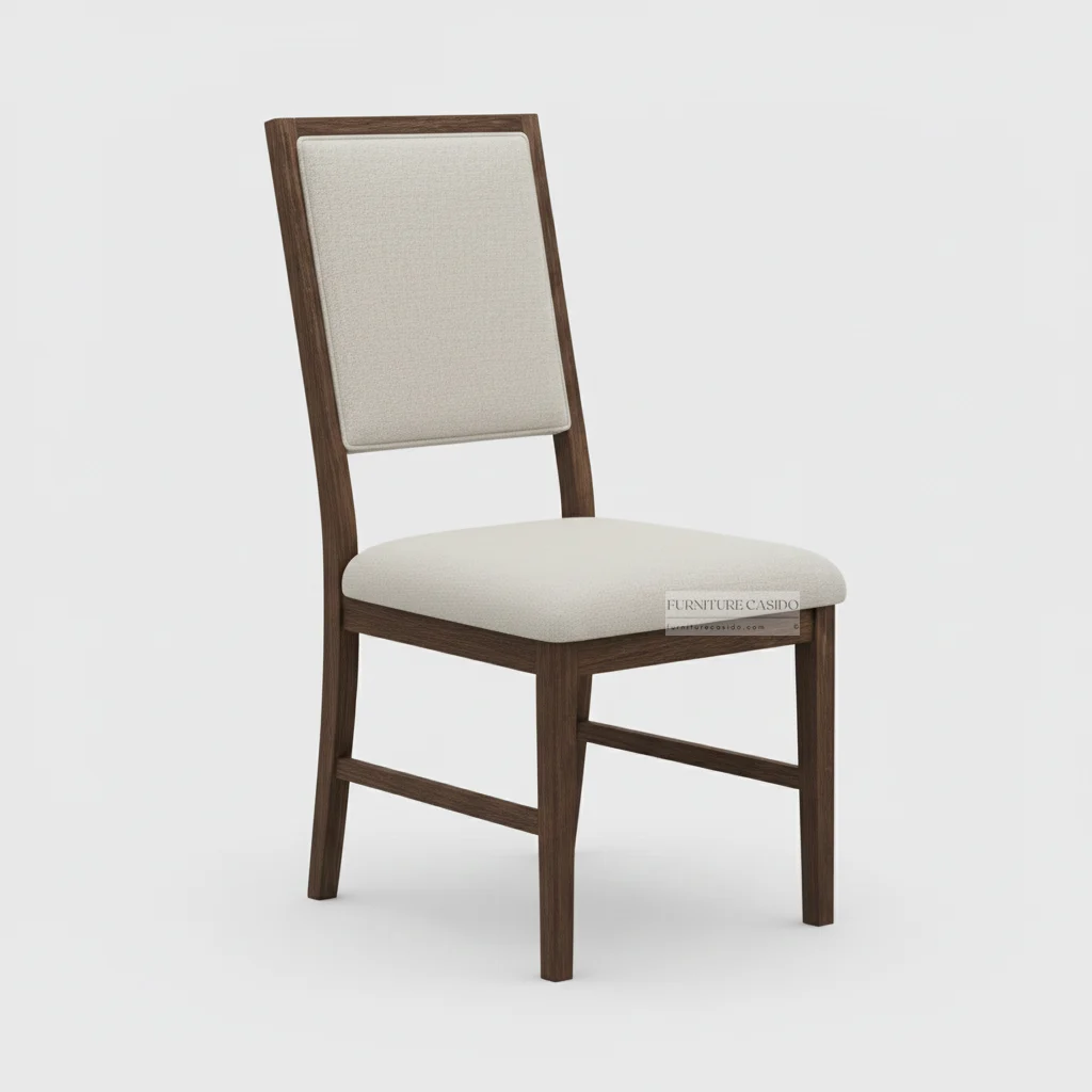 modern dining chair design with cushion - sheesham wood