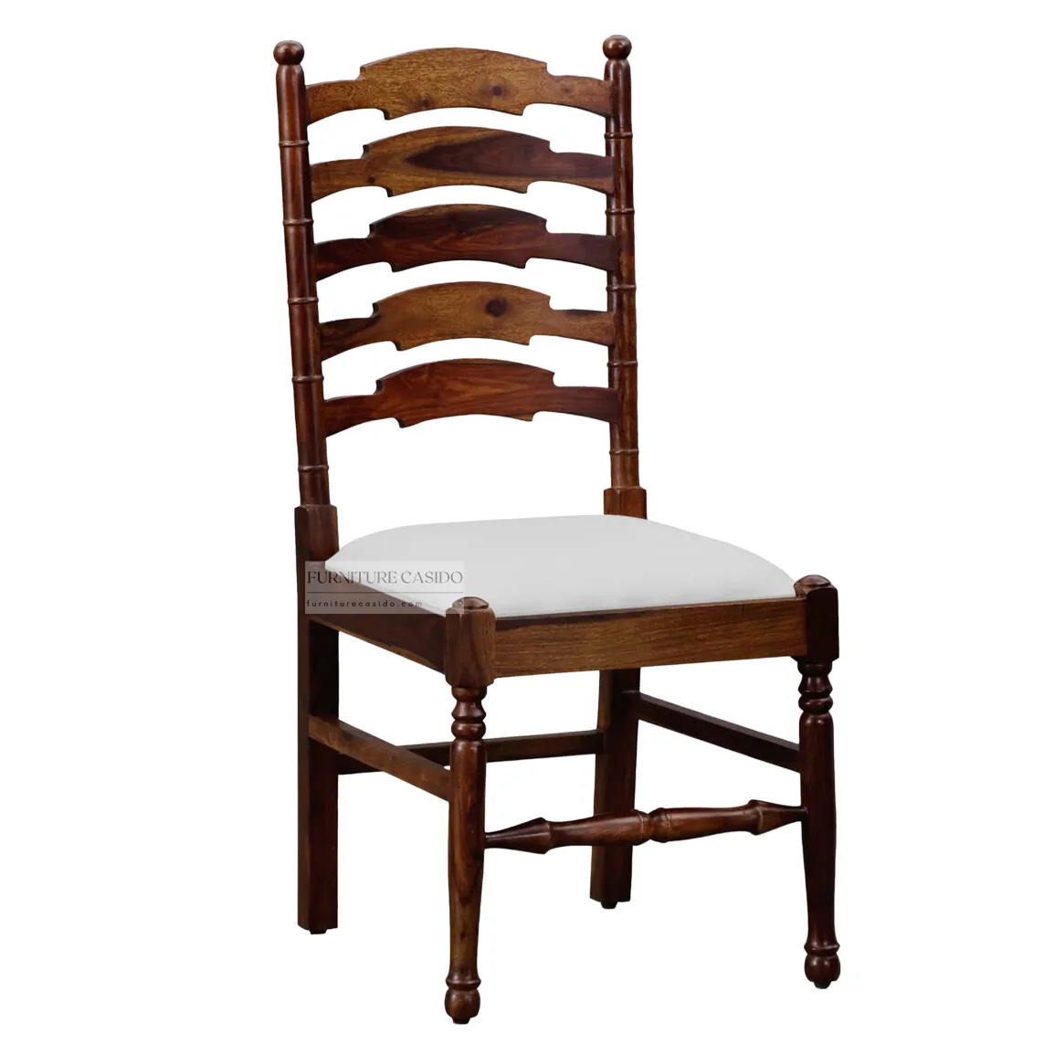 solid sheesham wood dining chair design