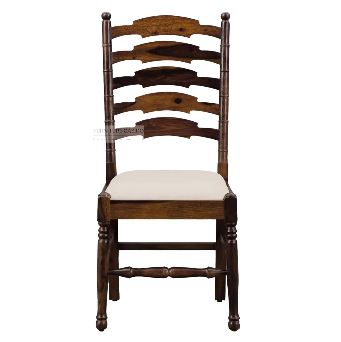 solid sheesham wood dining chair design