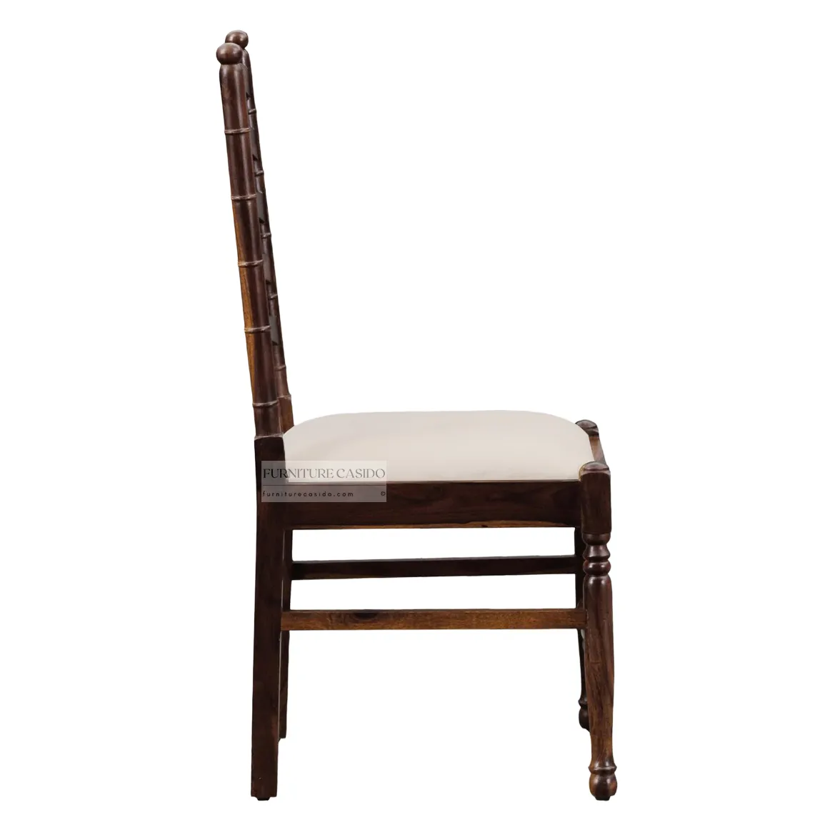 solid sheesham wood dining chair design